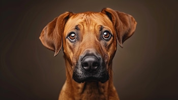 Crestado rodesiano, un perro musculoso