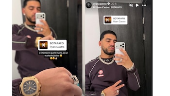 El cantante mostró en Instagram