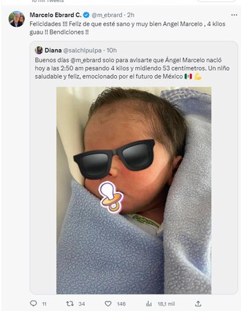 Ebrard aseguró estar conmovido porque