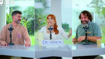 Magaly Medina tuvo en su podcast a Yaco Eskenazi y el Loco Wagner. YouTube Captura