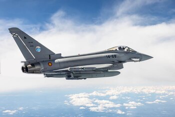 Caza Eurofighter de España durante