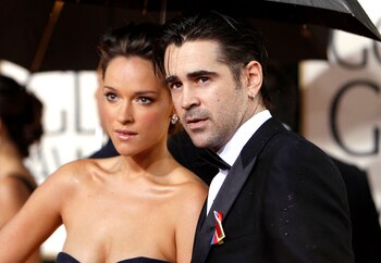 Colin Farrell junto a la