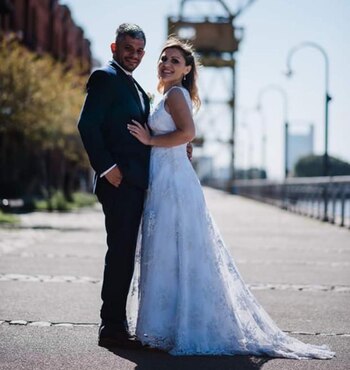 Adrián y Verónica se casaron