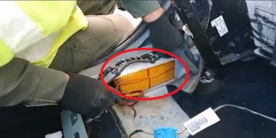 La cocaína secuestrada por Gendarmería en el operativo en Jujuy