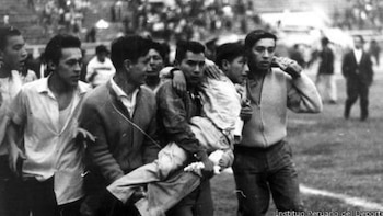 Persona afectada por los gases