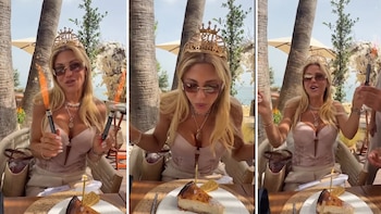 Evangelina Anderson celebró su cumpleaños en Marbella vestida de princesa: “Me deprime un poco cumplir años”