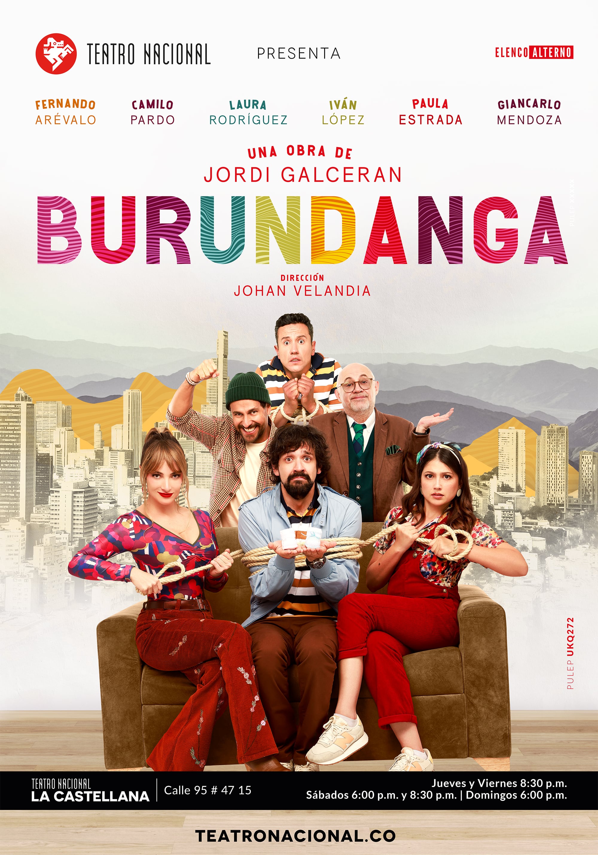 La comedia 'Burundanga' triunfa en Bogotá con elenco renovado