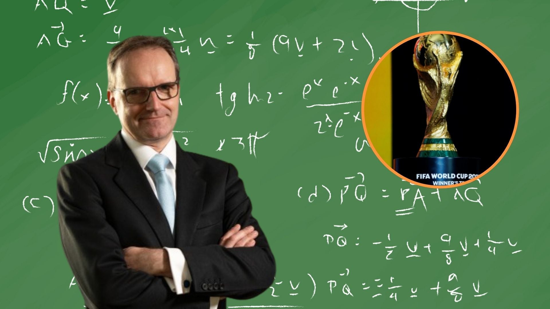 Joachim Klement, el matemático que acertó el campeón de los últimos tres mundiales, da su ganador para el Mundial 2026. (Composición Infobae)