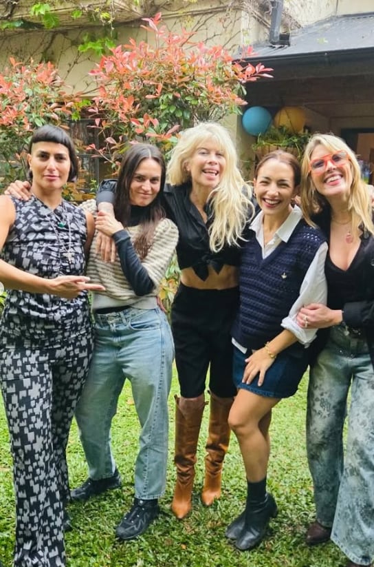 Entre colegas y amigas, Thelma Farin agradeció la red de contención que le dieron
