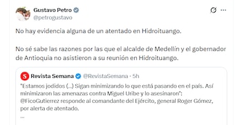 Petro minimizó las amenazas recibidas