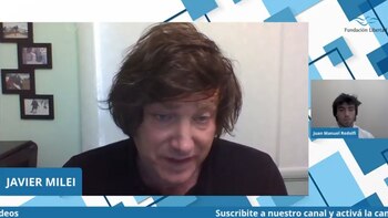 Javier Milei, en el congreso