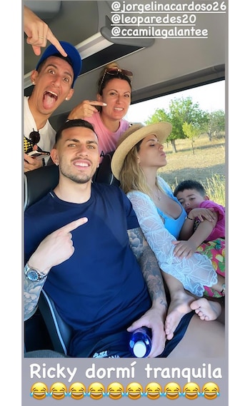 Di María y Paredes comparten