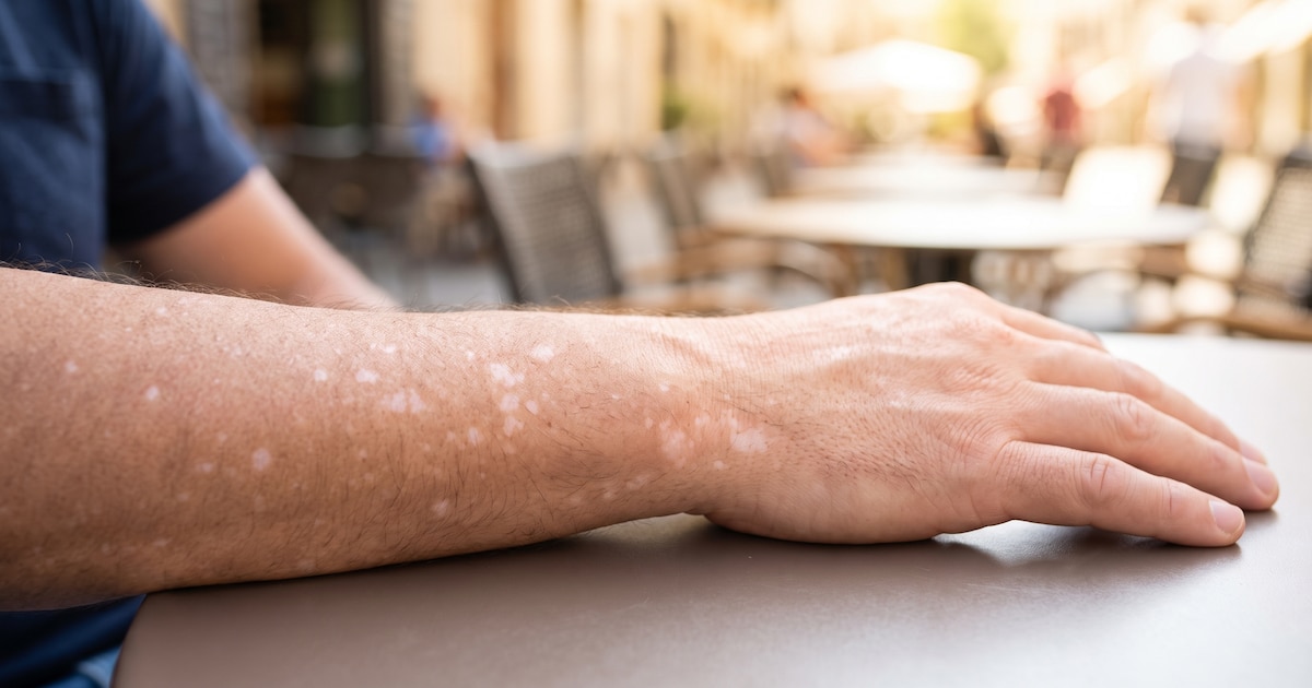 Hipomelanosis guttata: El impacto del daño solar acumulado en la piel