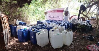 Parte de lo asegurado
(Semar)