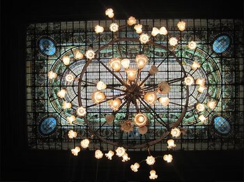 El vitral que se está