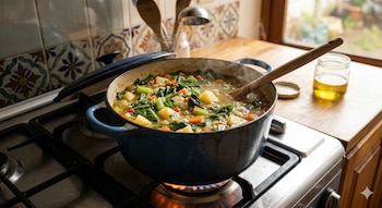 La preparación total del plato toma solo 30 minutos, facilitando su inclusión en la rutina diaria - crédito Visuales IA Infobae - Gemini