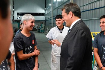 Sergio Massa visitó el Parque