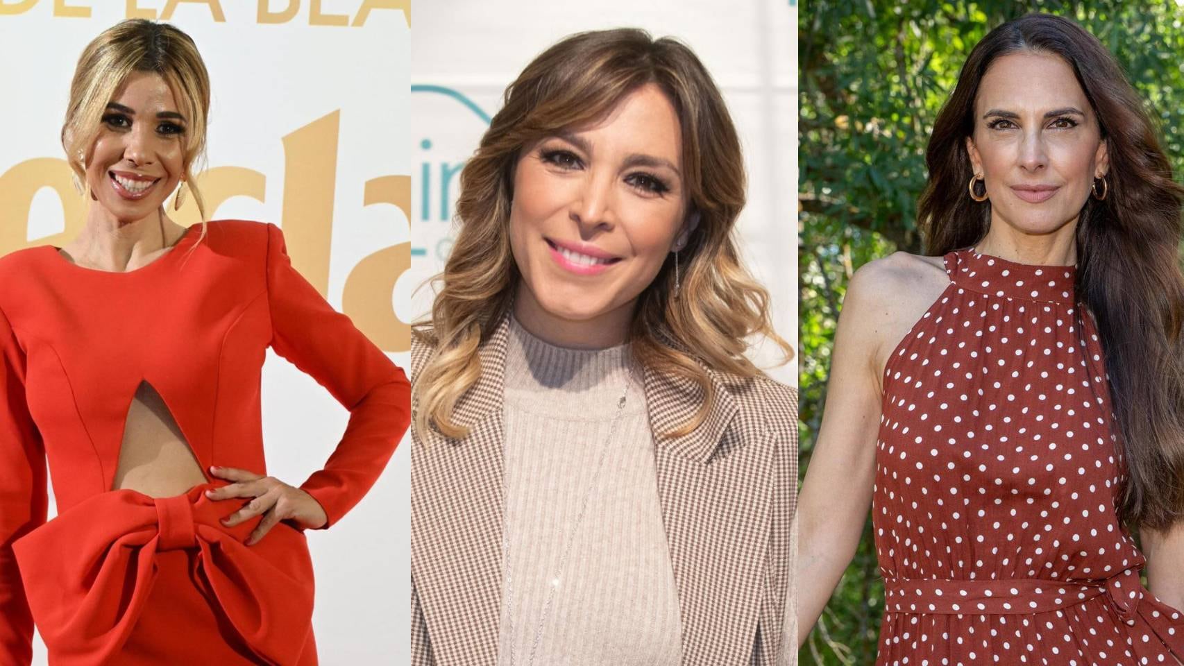 Nuria Fergó, Gisela y Natalia en un fotomontaje. (Europa Press)