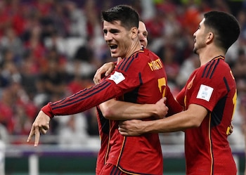 España goleó a Costa Rica