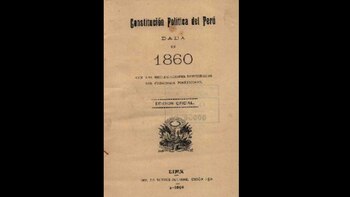 La Constitución de 1860 es