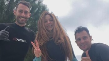 Shakira è stata mostrata mentre