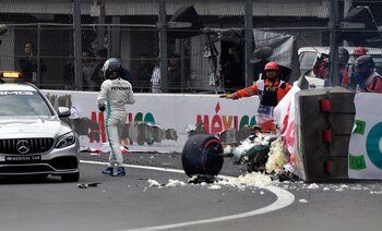 Valtteri Bottas sufrió un duro