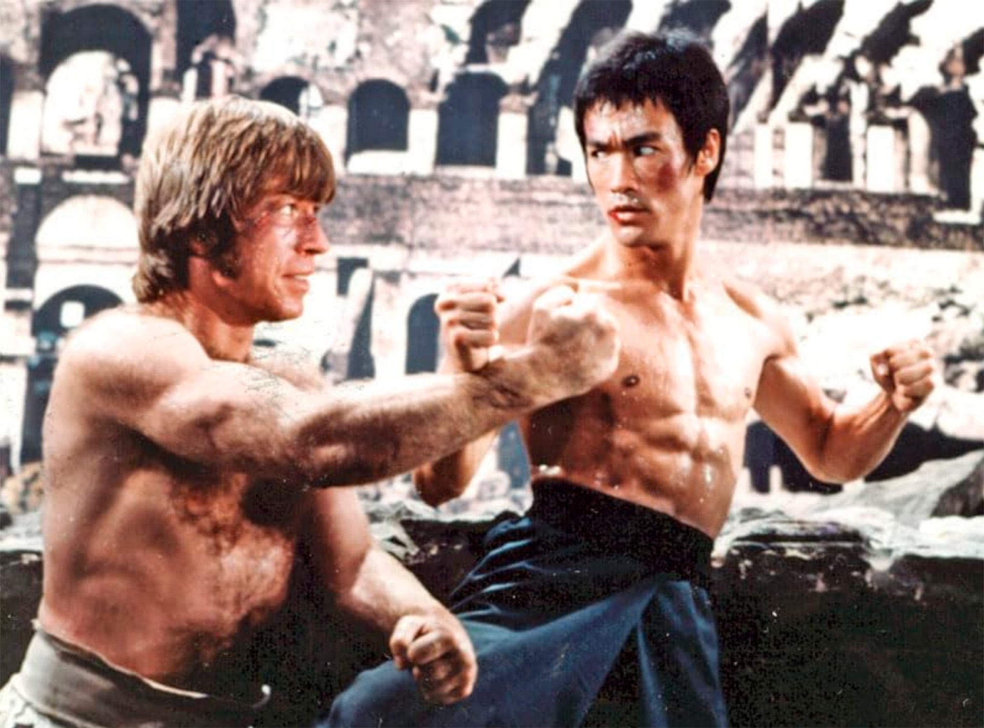 Chuck Norris actuó junto a Bruce Lee en la famosa película