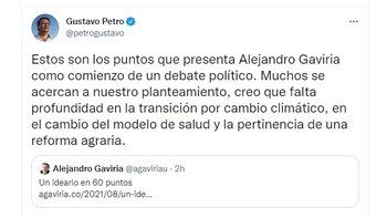 Martín Santos respalda candidatura de Alejandro Gaviria y responde a quienes dicen que es el candidato de su papá