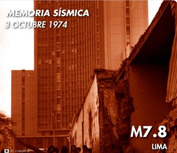 Sismo en Lima en 1974