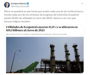 Enrique Gómez, excandidato presidencial, señaló