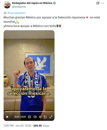 Embajador de Japón en México