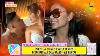 Pamela Franco frena rumores de compromiso y lanza contundente mensaje a Christian Cueva. Captura: Amor y Fuego.