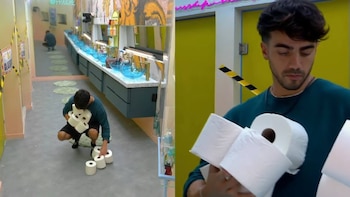 Fede Vigevani cumplió su misión de habitante impostor: así robó todo el papel higiénico en LCDLFM y espera caos