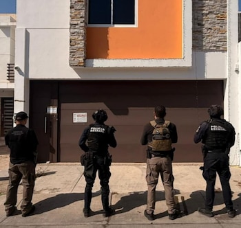 Inmueble asegurado en el cateo.