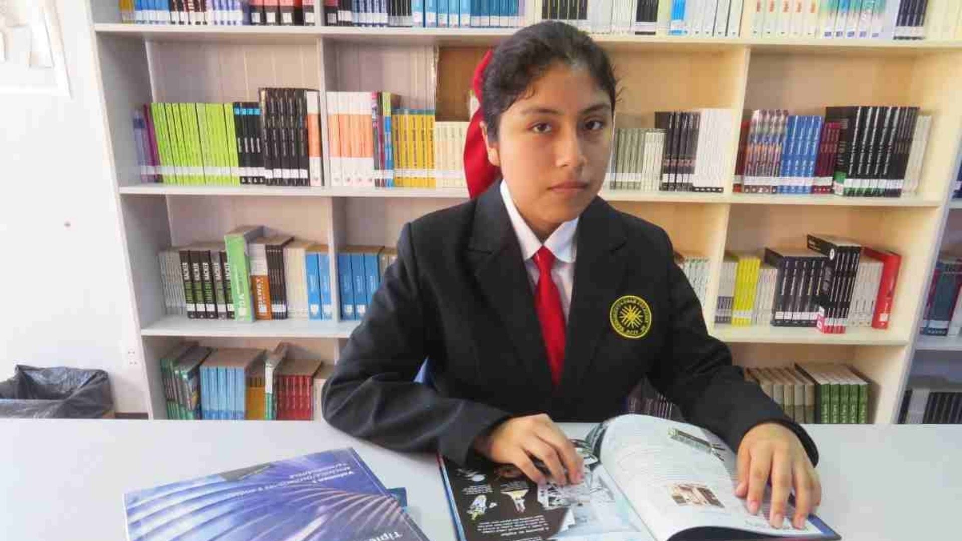 Nayelli Anhaly Mesta Mescua, estudiante del quinto grado de secundaria del Colegio de Alto Rendimiento (COAR) Lima Provincias, fue seleccionada entre más de dos mil niñas de colegios públicos y privados del país.