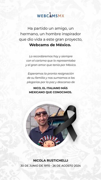 Webcams de México confirmó la