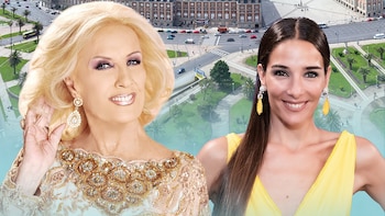 Mirtha Legrand y Juana Viale