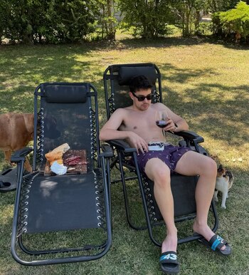 Las imágenes que compartió Franco Colapinto de sus vacaciones en Argentina