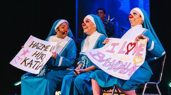 Patricia Portocarrero, Saskia Bernaola y Katia Palma regresan a Lima Norte con Las Bandalas 2, desatando risas y ovaciones en cada función.
