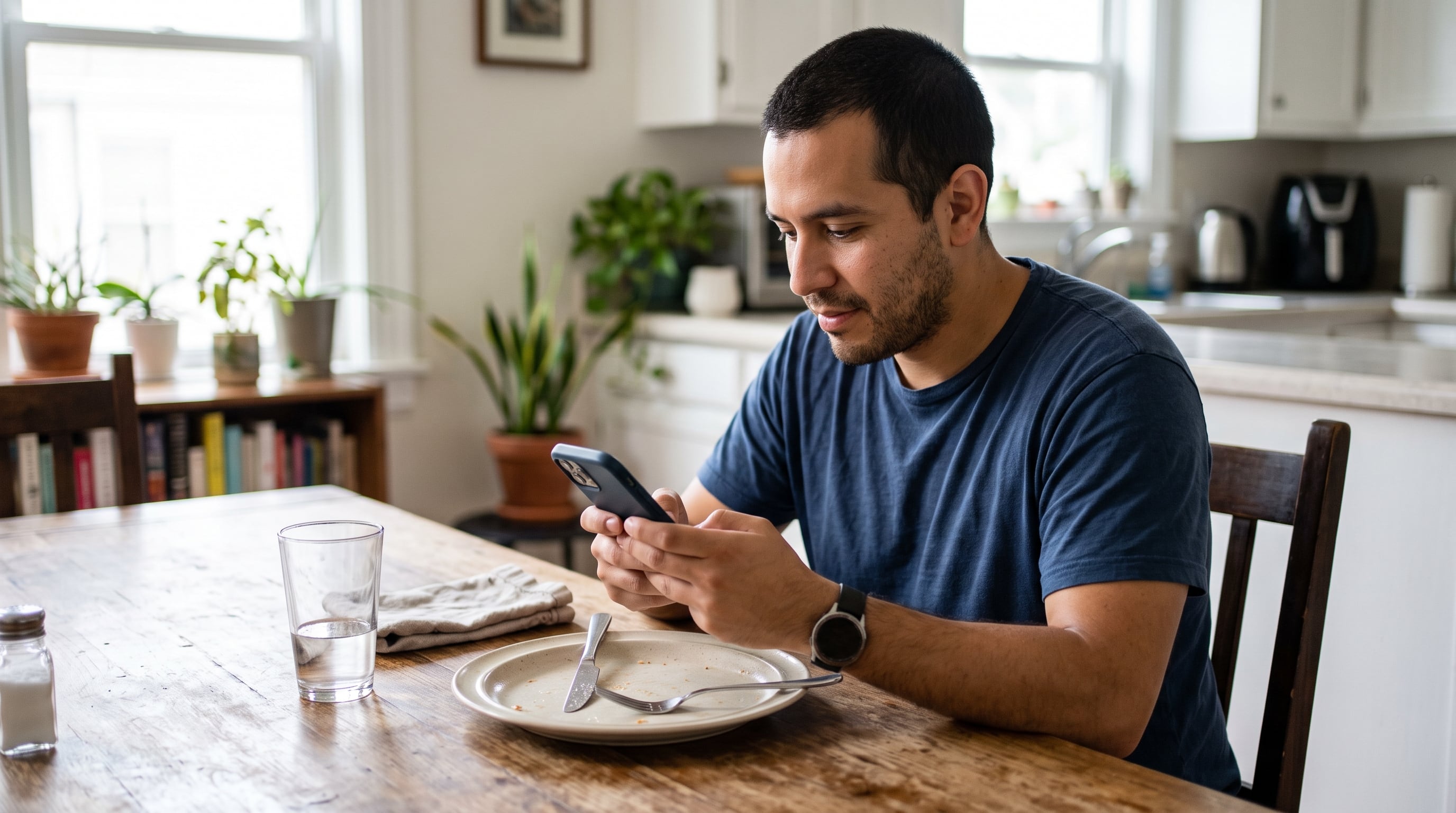 Las pantallas pueden favorecer una relación más automática con la comida (Imagen Ilustrativa Infobae)