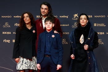 Oliver Laxe y el equipo