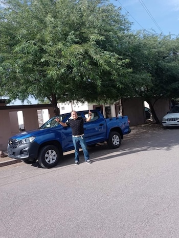 El profesor Frank presumiendo su