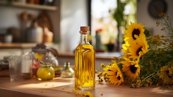 El aceite de girasol es