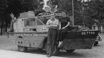 Ben y Elinore Carlin junto