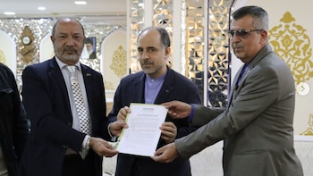 Reunión en la embajada iraní