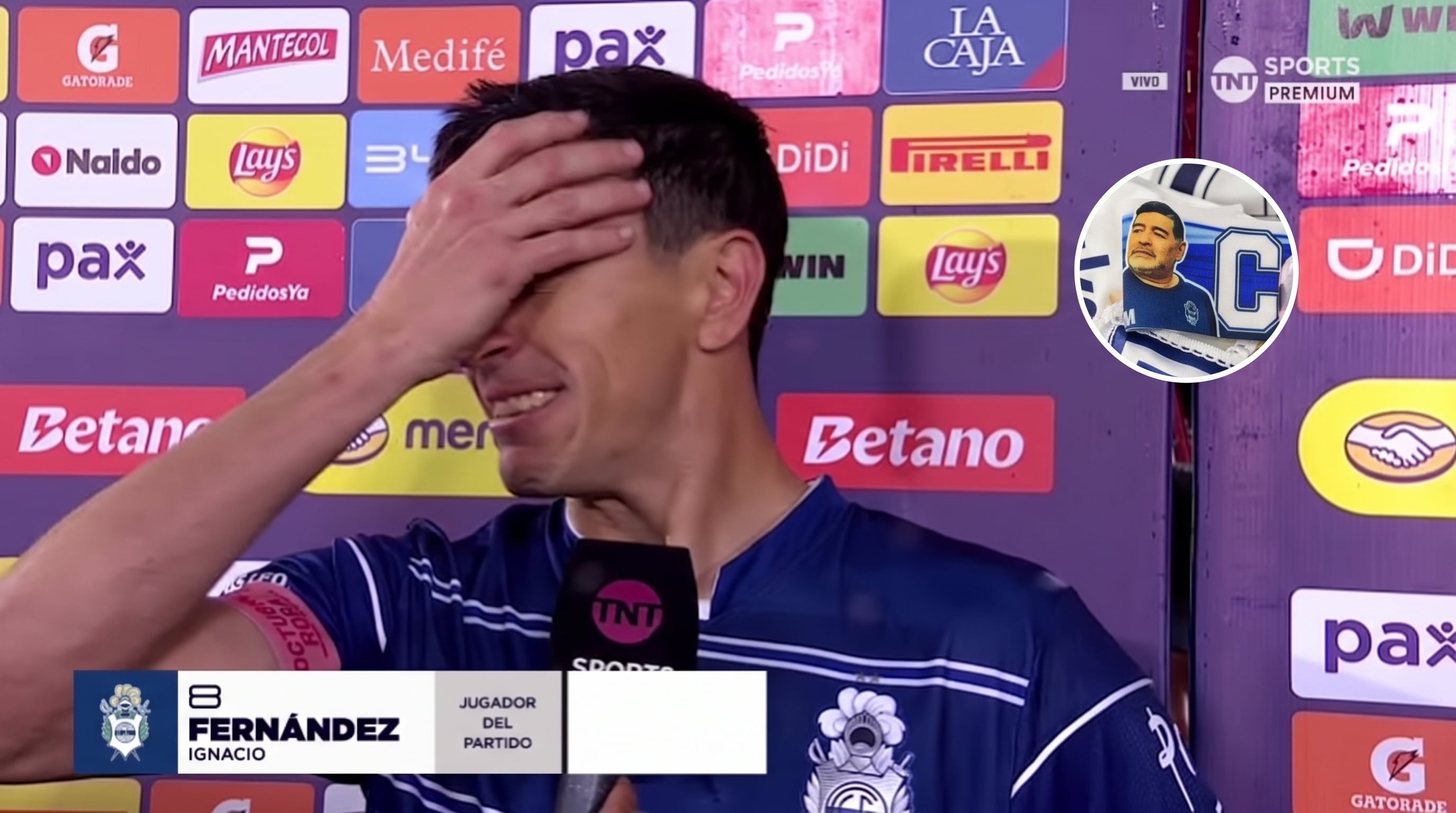Nacho Fernández lloró por la cinta de capitán con Maradona en Gimnasia
