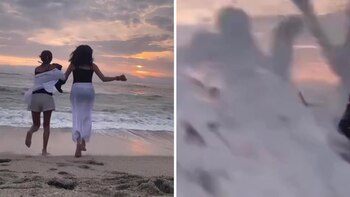 Quisieron grabar un video desde