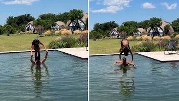 Nicolás Cabré mostró las habilidades