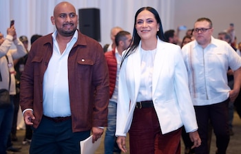 Ariadna Montiel acepta falta de aspirantes sólidos en SLP, pero Elí César Cervantes fue elegido por consenso. (Foto: Morena)