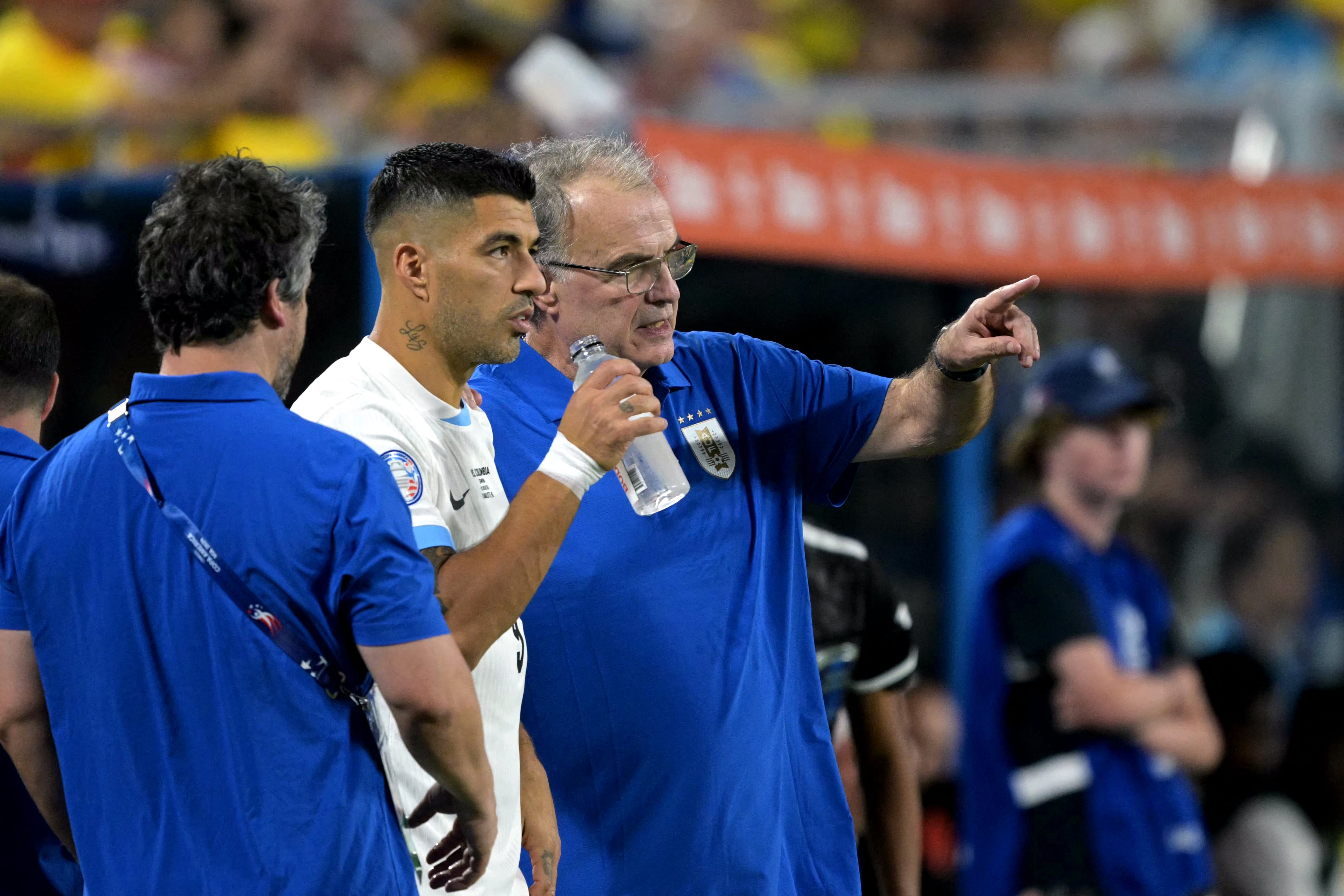 Luis Suárez dejó la selección de Uruguay en 2024 con duras declaraciones sobre Marcelo Bielsa (Foto: Juan Mabromata / AFP)